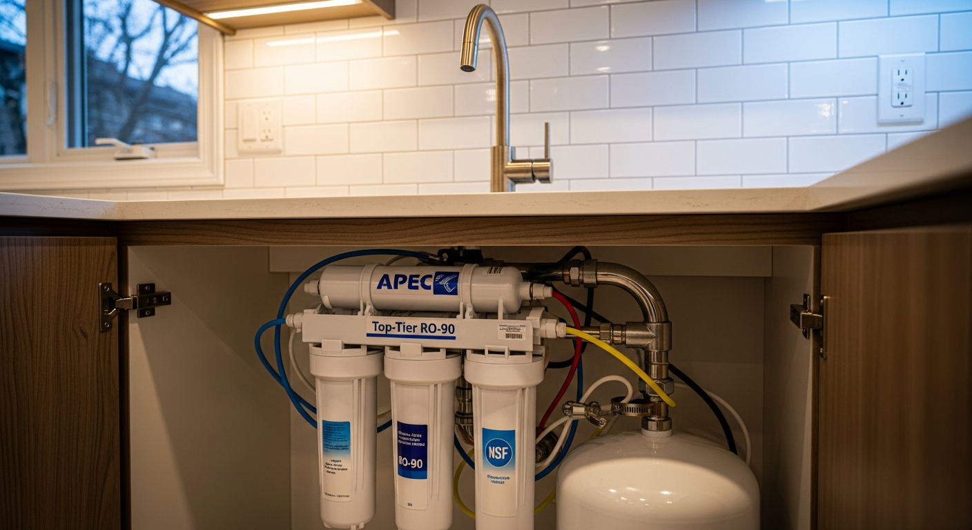 Professional reverse osmosis drinking water project completed by RenoHouse in Georgetown — quality workmanship guaranteed