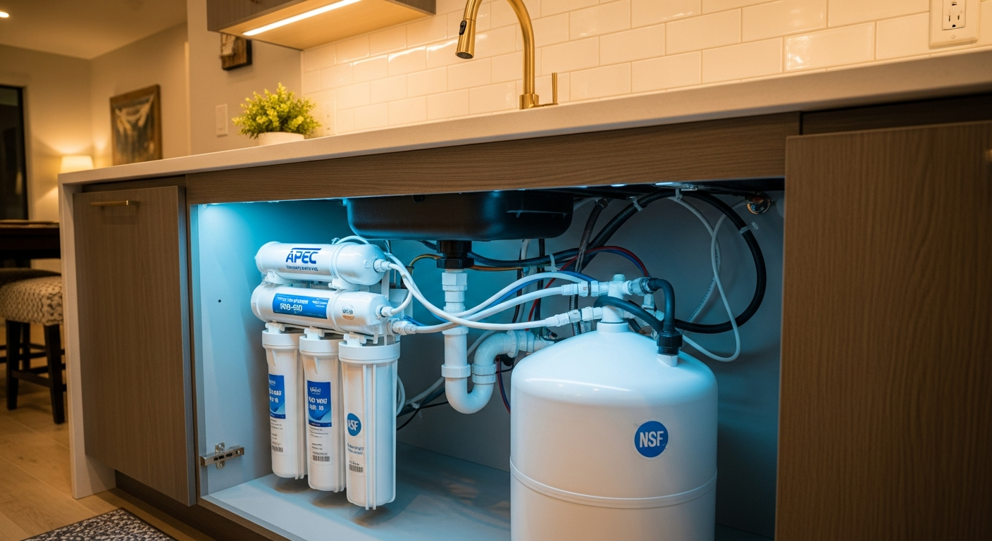 Professional reverse osmosis drinking water project completed by RenoHouse in Toronto — quality workmanship guaranteed
