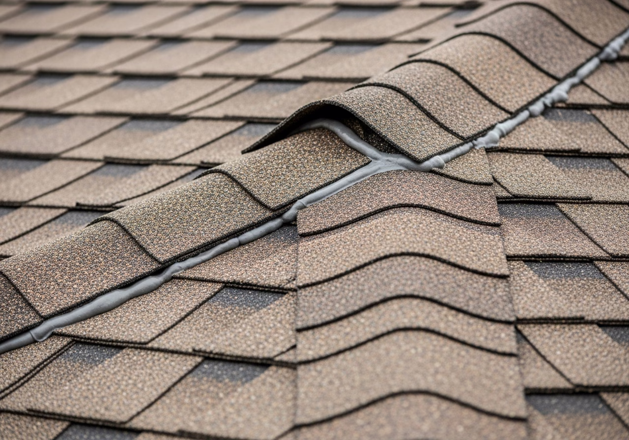 Finished detail close-up for roofing installation in Markham