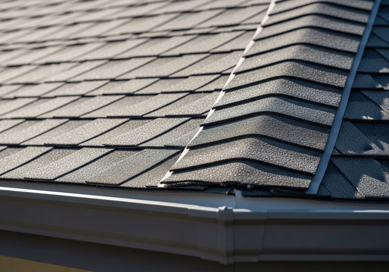 Finished detail close-up for roofing installation in Vaughan