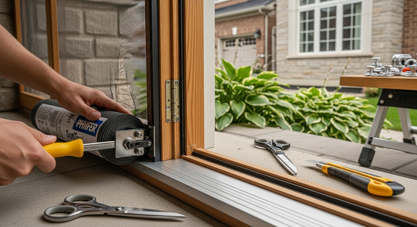 Screen Door Repair & Replacement project in Aurora — RenoHouse quality standard completed work