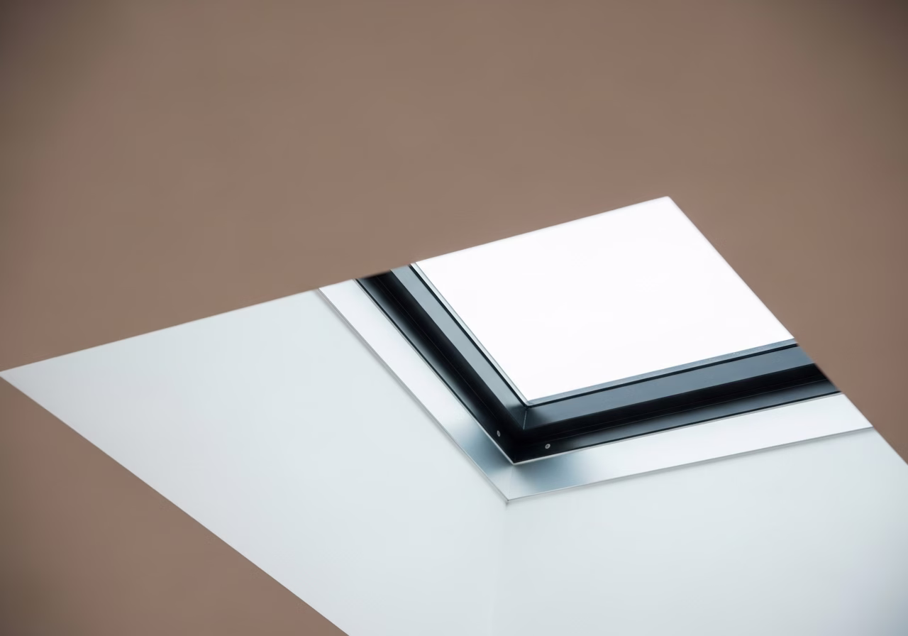 Close-up detail of professionally completed Skylight Installation