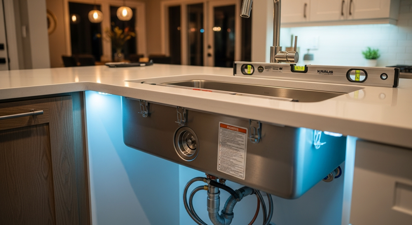 Uxbridge kitchen & bathroom sink installation portfolio sample — finished by licensed RenoHouse crew