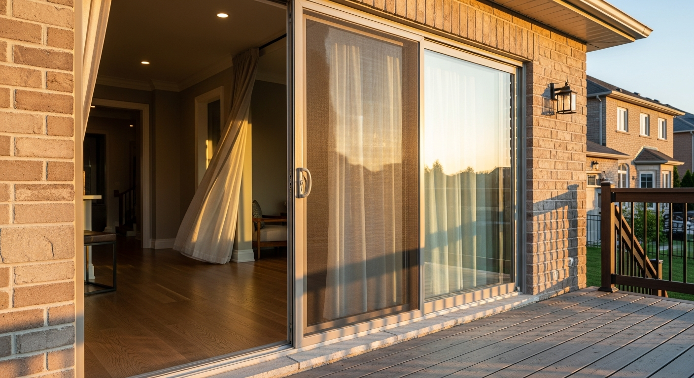 Sliding & Patio Door Installation portfolio close-up from a Richmond Hill renovation by RenoHouse