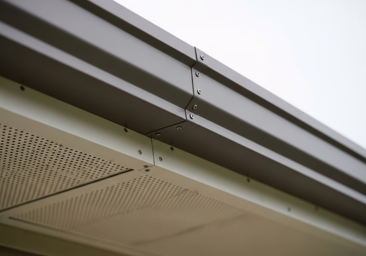 Close-up detail of professionally completed Soffit & Fascia Replacement