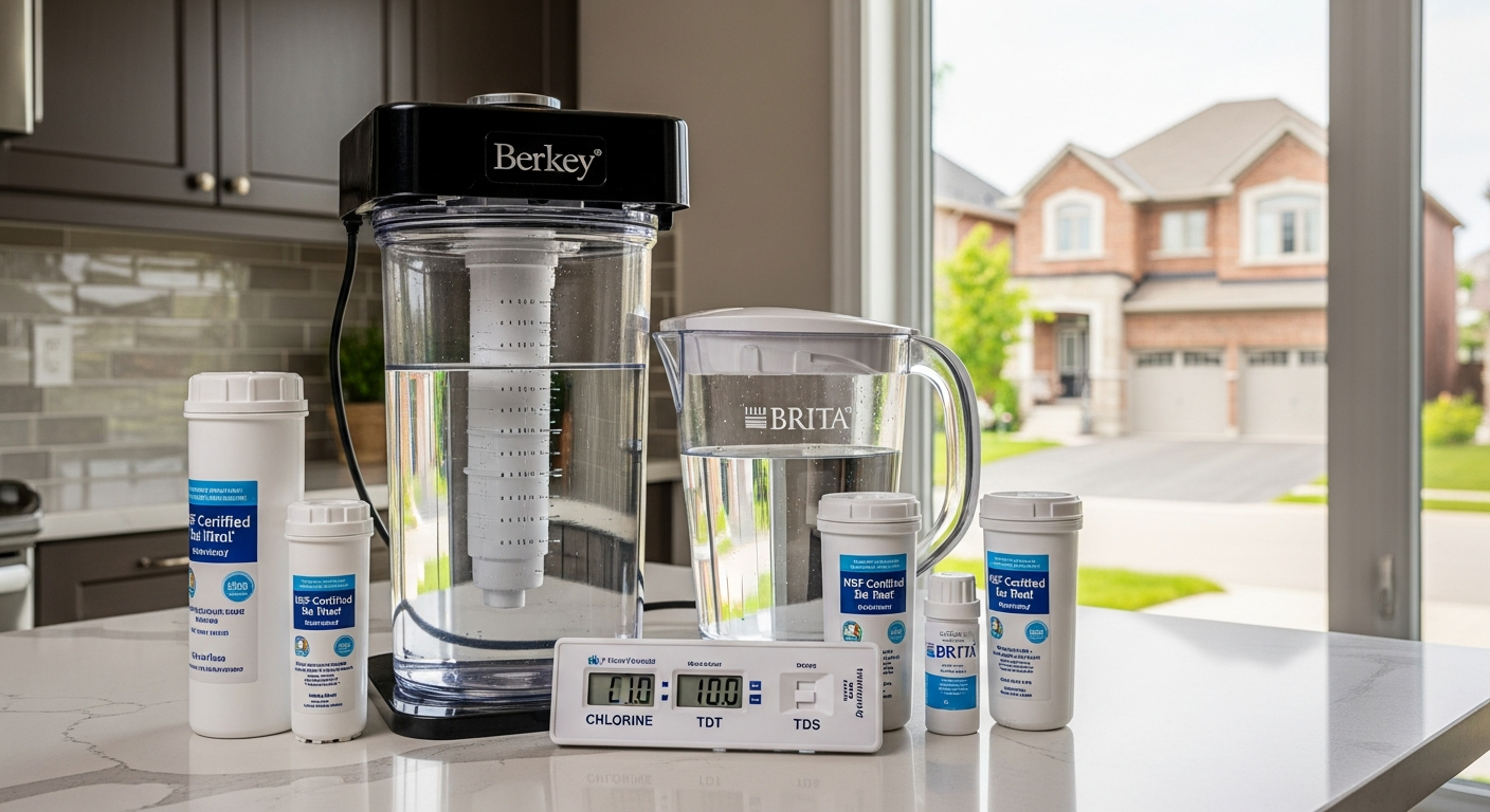 Recent Brampton-area specialty water filtration (pfas, arsenic, fluoride, uv) project — professional finish detail
