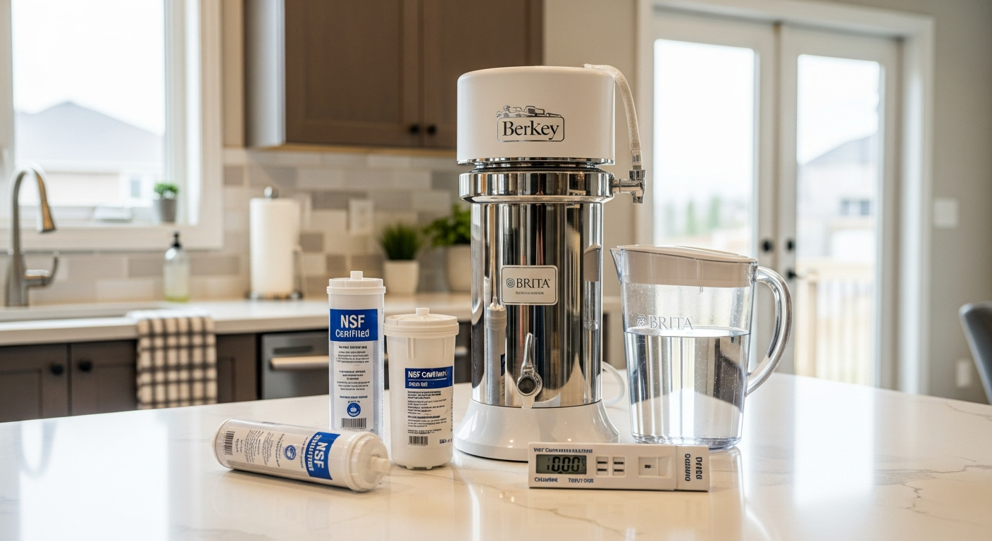 Detail view of a specialty water filtration (pfas, arsenic, fluoride, uv) job finished in East Gwillimbury — expert craftsmanship