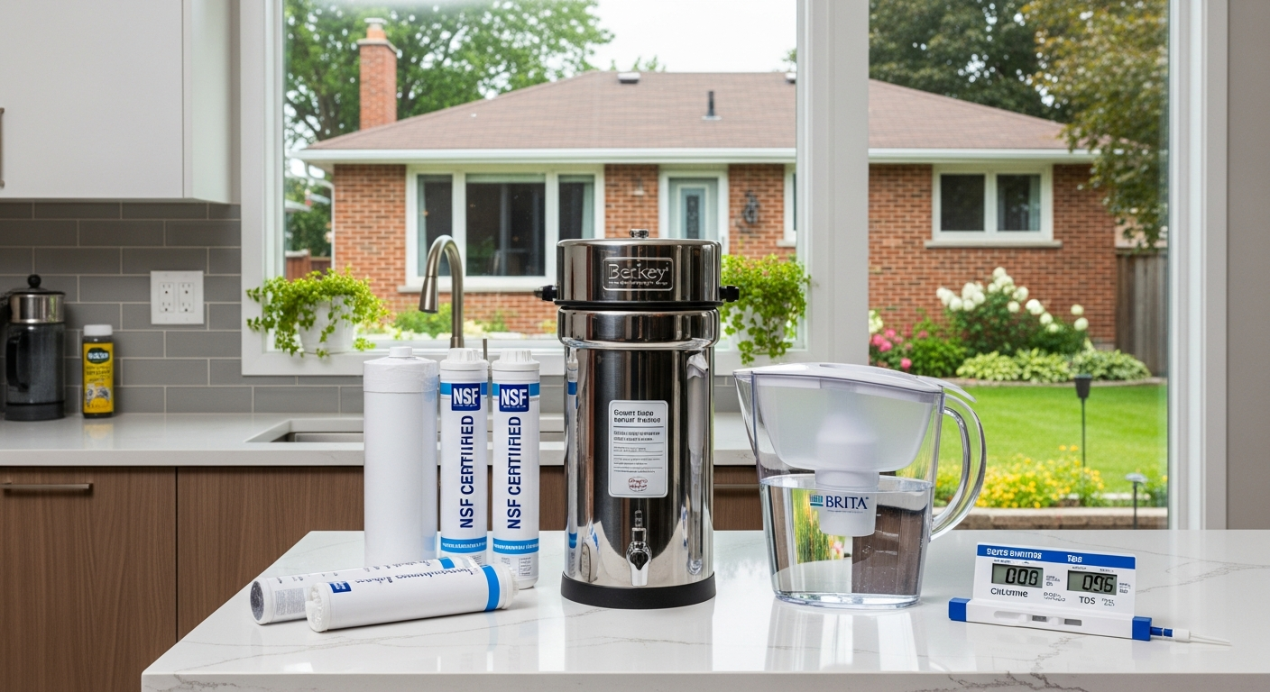 Detail view of a specialty water filtration (pfas, arsenic, fluoride, uv) job finished in Pickering — expert craftsmanship