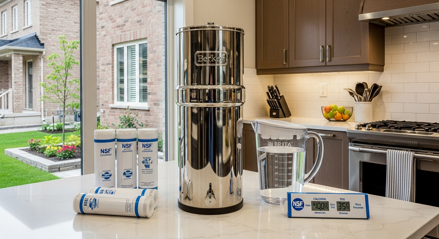 Final result of a specialty water filtration (pfas, arsenic, fluoride, uv) project at a Stouffville residence