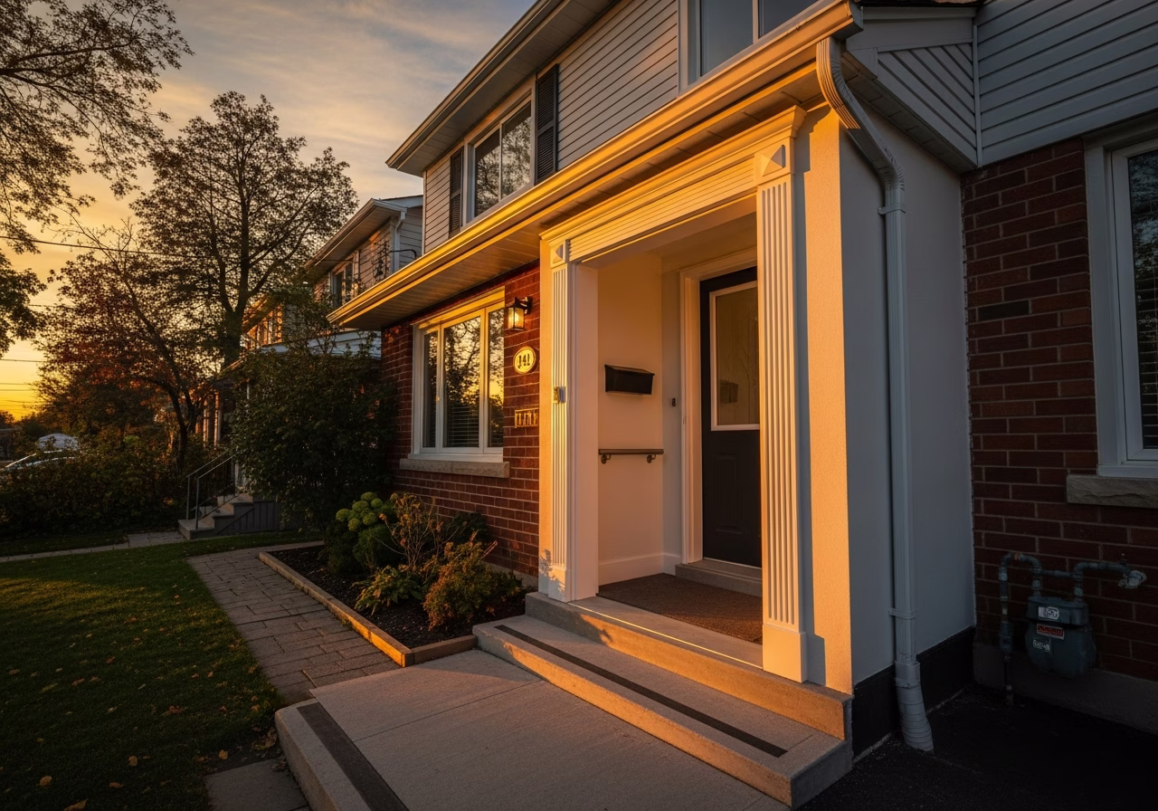 Completed Doorway Widening for Accessibility in Toronto/GTA home