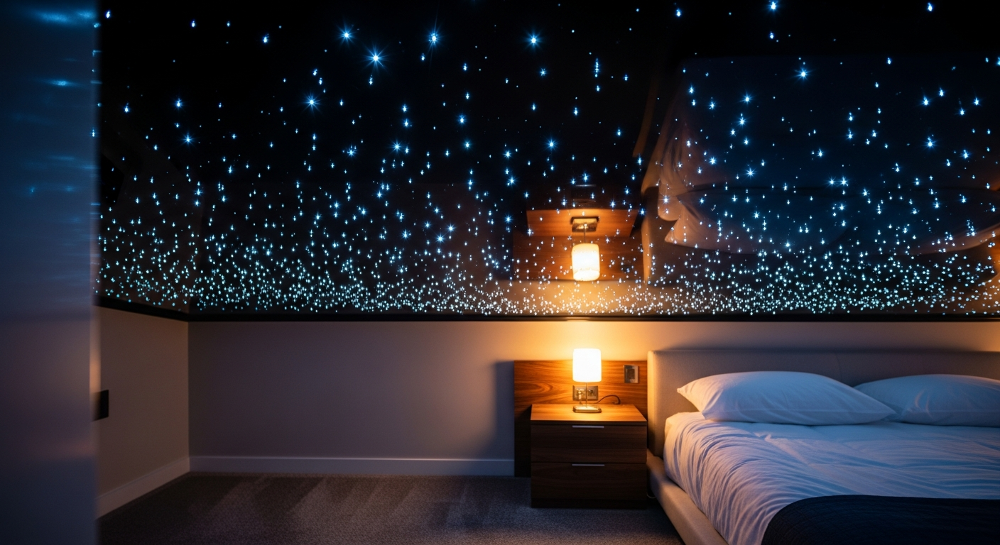 Professional star sky ceiling installation project completed by RenoHouse in Clarington — quality workmanship guaranteed