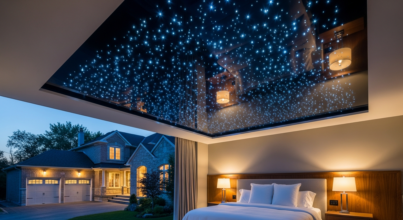 Star Sky Ceiling Installation project in Whitby — RenoHouse quality standard completed work