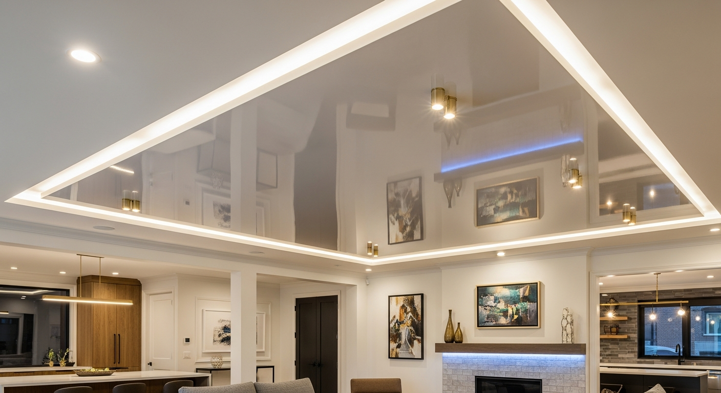 Stretch Ceiling Installation project in Georgetown — RenoHouse quality standard completed work