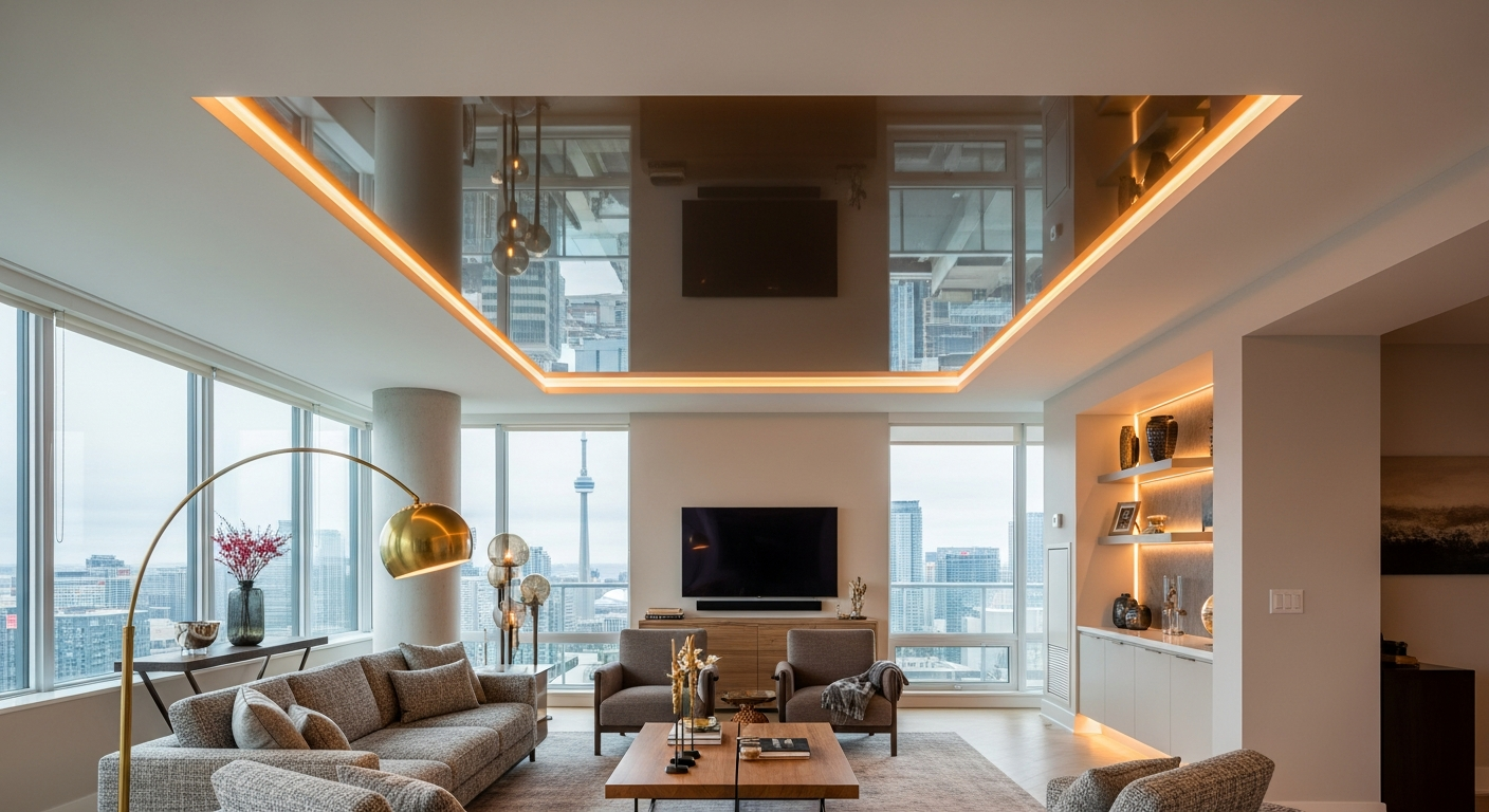 Stretch Ceiling Installation services Toronto GTA