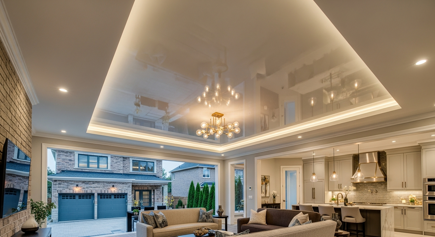 Stretch Ceilings experts in Milton โ quality work backed by warranty