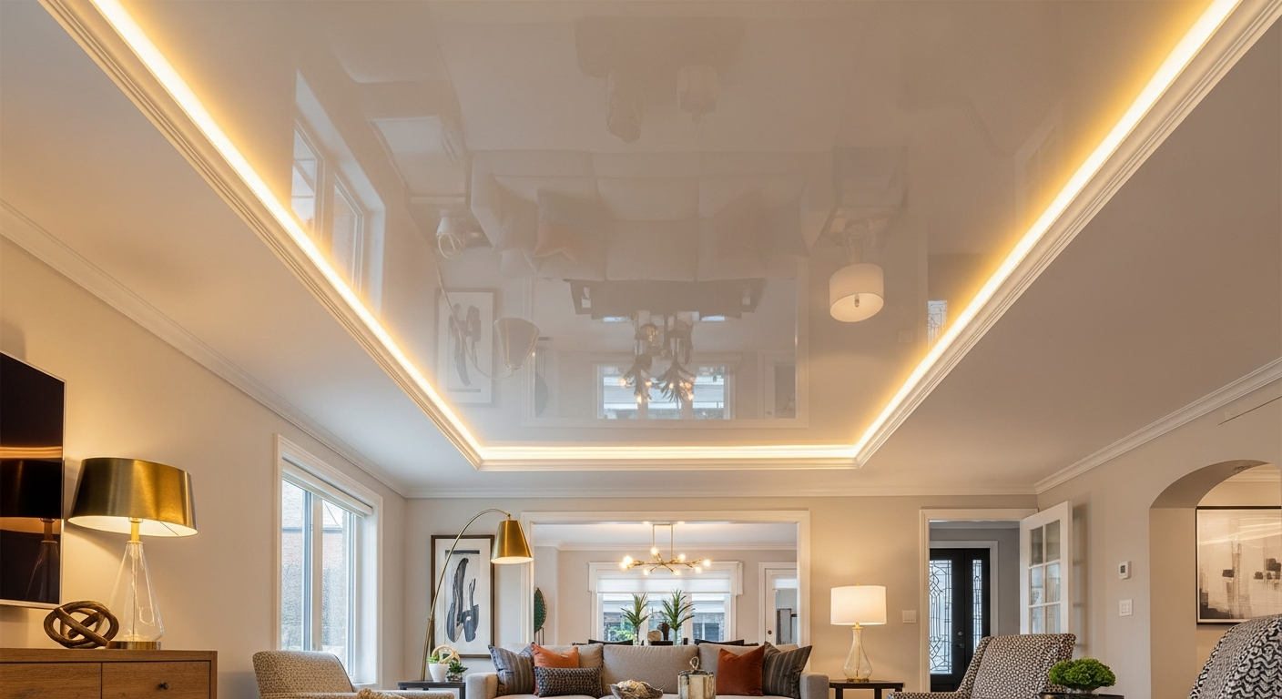 Get stretch ceilings done in North York — RenoHouse licensed team