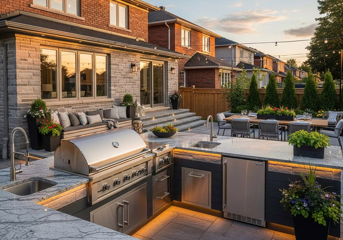Completed Outdoor Kitchen Build in Toronto/GTA home