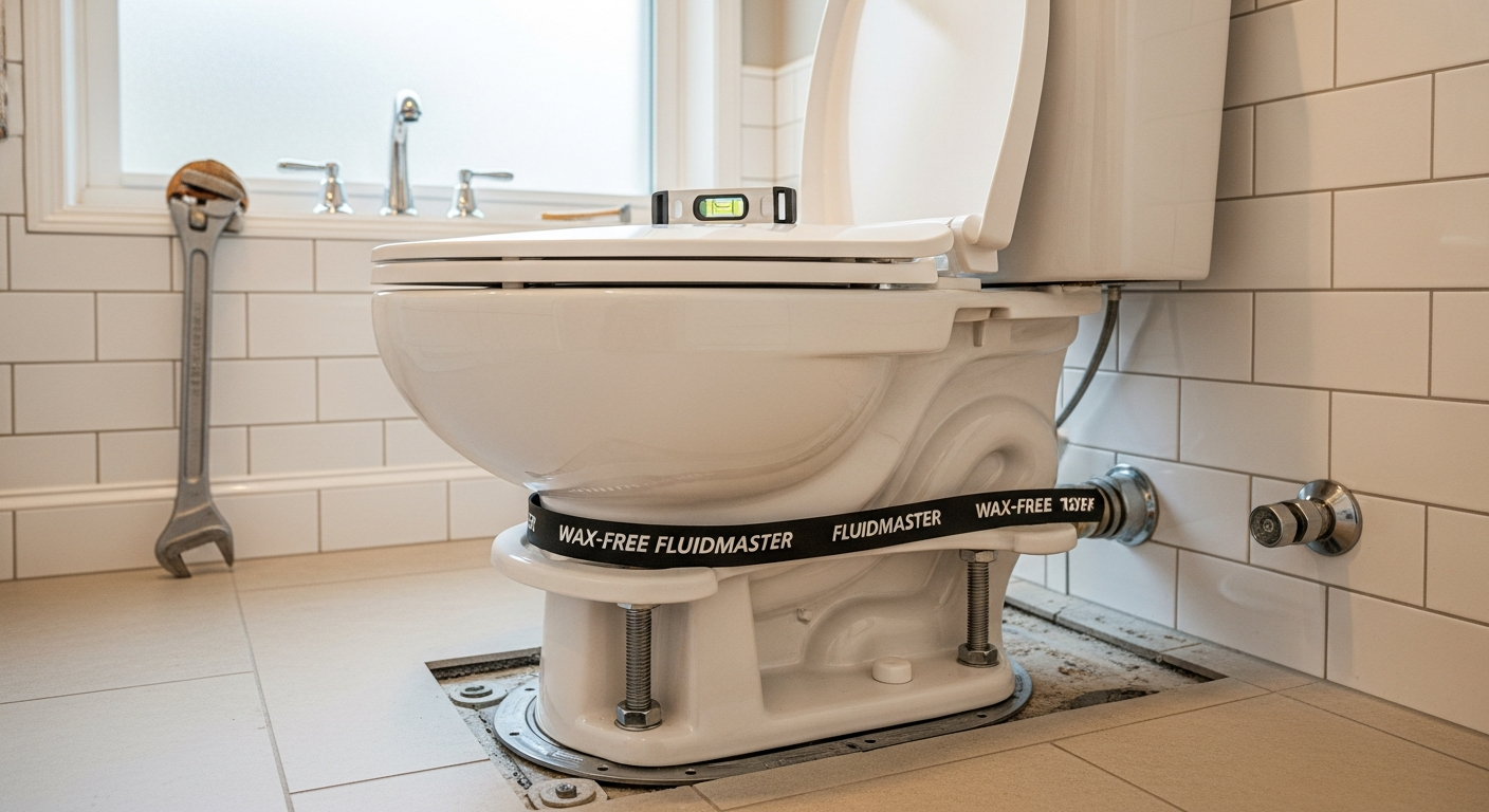 Recently completed toilet repair & installation renovation in a Clarington home
