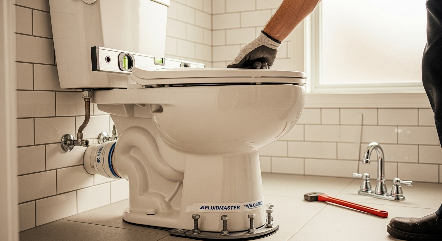 Professional toilet repair & installation project completed by RenoHouse in Georgetown — quality workmanship guaranteed