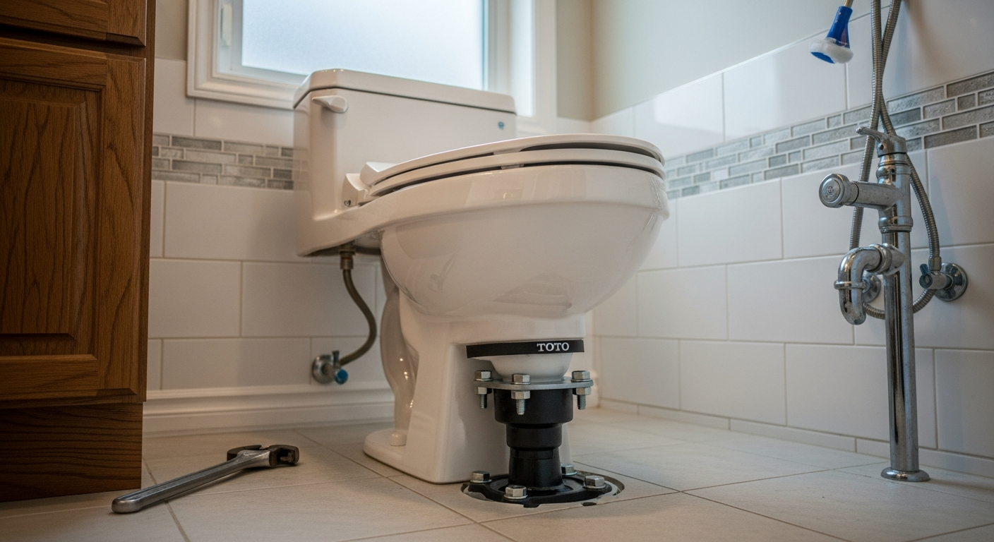 Recent Mississauga-area toilet repair & installation project — professional finish detail