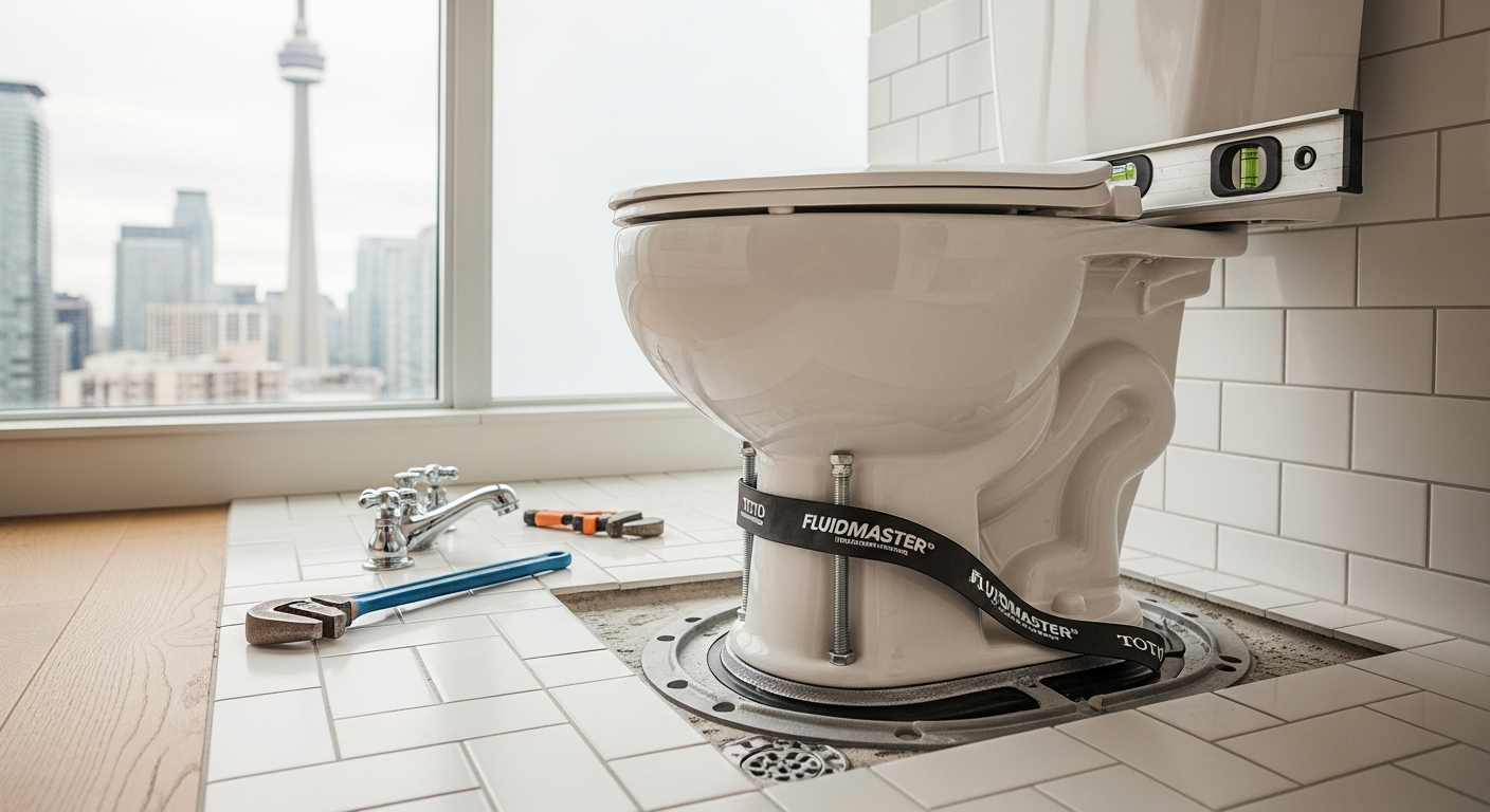 Toilet Repair & Installation project in Toronto — RenoHouse quality standard completed work