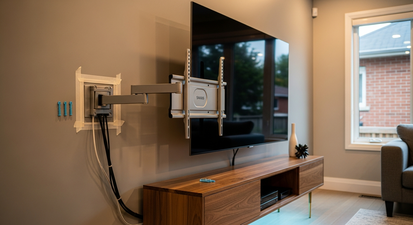 TV Mounting & Shelf Installation services Toronto GTA — professional contractor