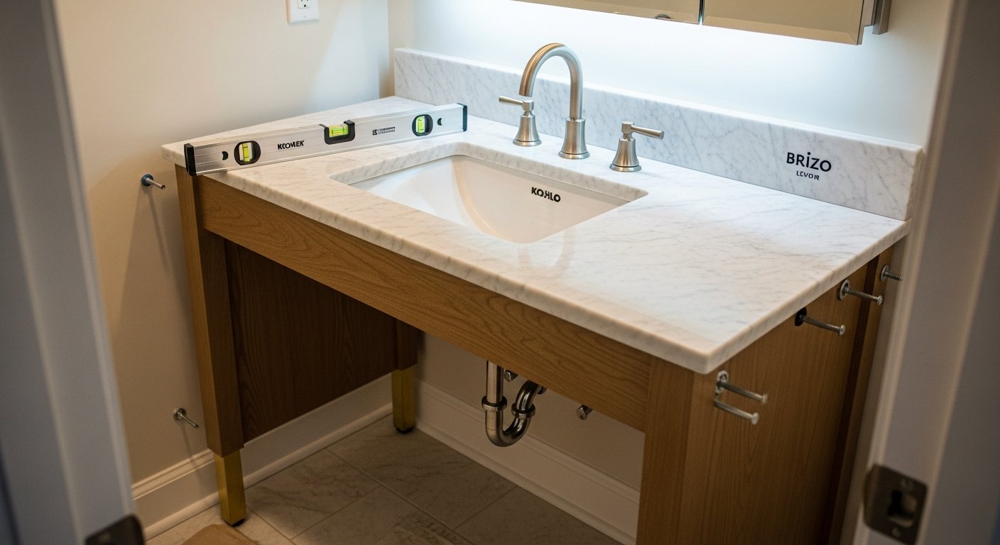 Vanity Installation & Replacement project in Uxbridge โ RenoHouse quality standard completed work