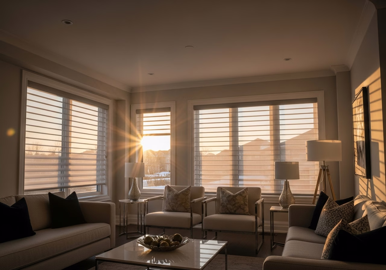 Completed Motorized Blinds Installation in Toronto/GTA home
