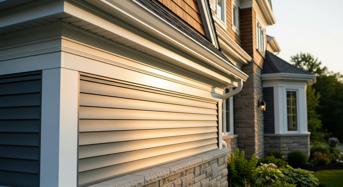 Professional vinyl siding installation project completed by RenoHouse in Oakville — quality workmanship guaranteed
