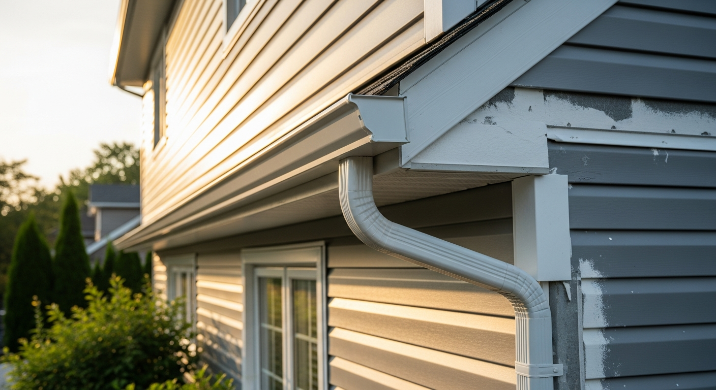 Final result of a vinyl siding installation project at a Oshawa residence