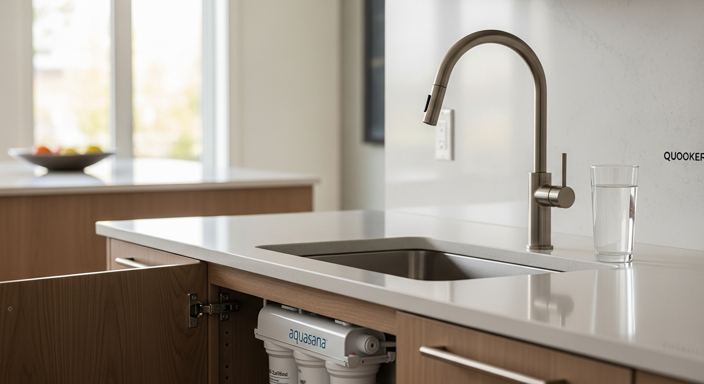 Final result of a water filtration project at a Caledon residence