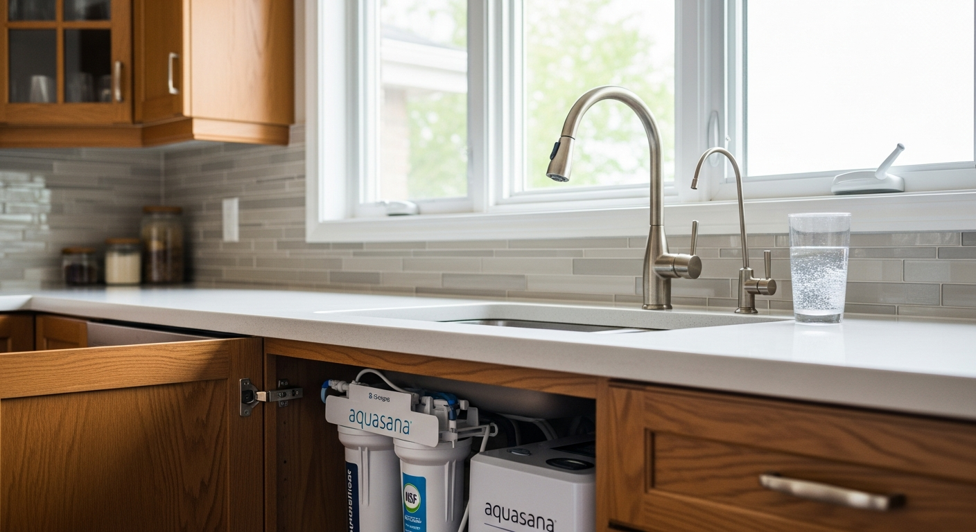 Final result of a water filtration project at a Georgina residence