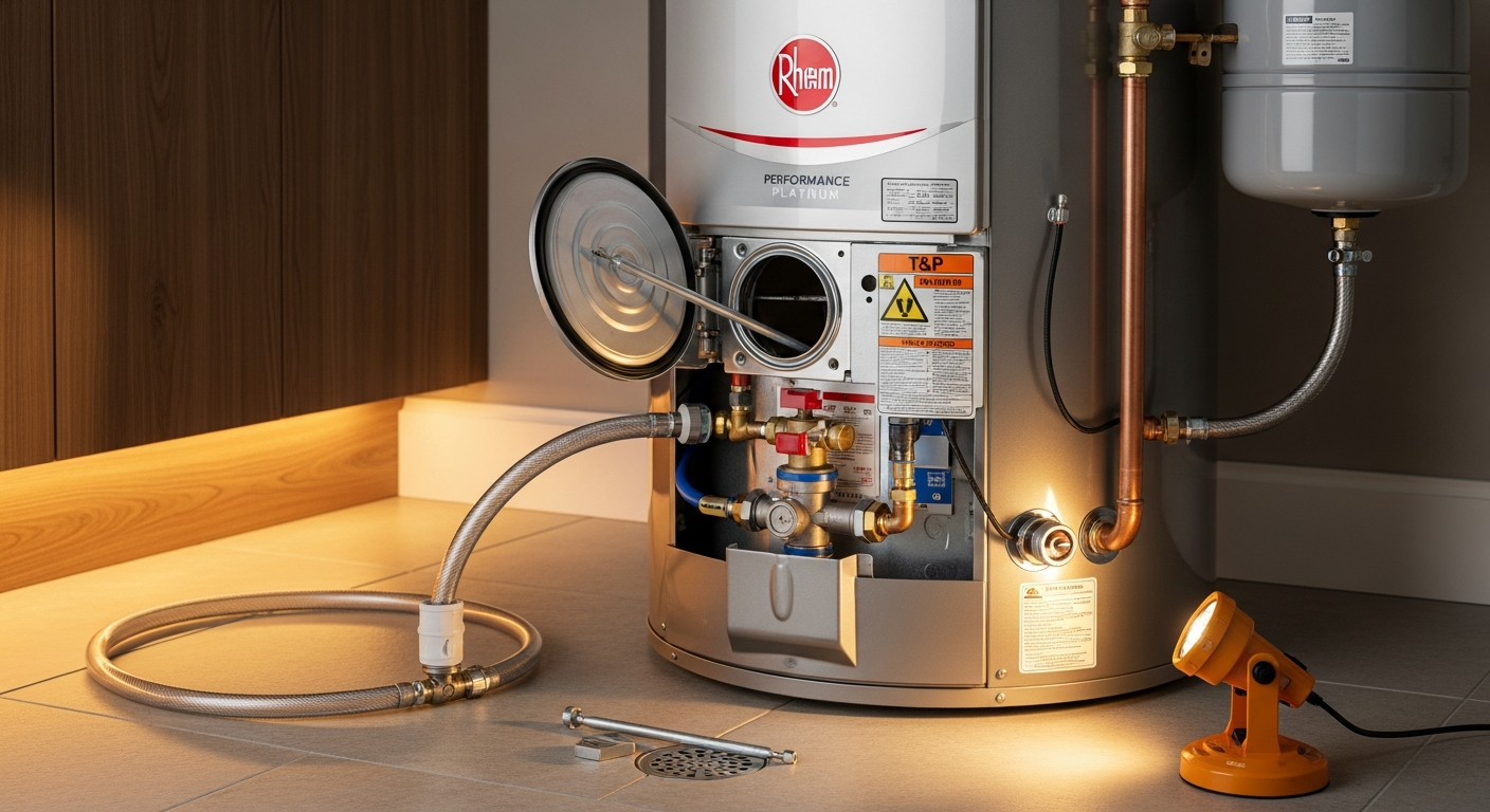 Water Heater Repair & Installation project in Burlington — RenoHouse quality standard completed work