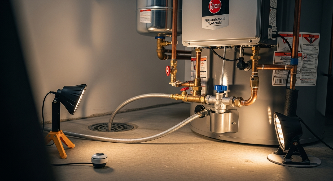 Professional water heater repair & installation project completed by RenoHouse in Scugog โ quality workmanship guaranteed