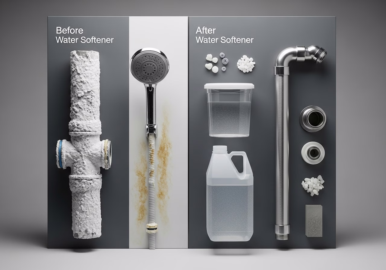 Brand comparison for water softener installation
