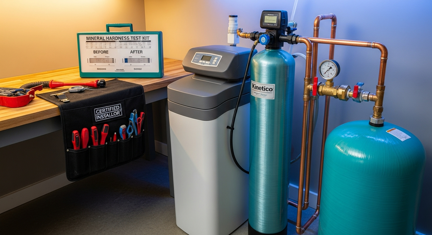 Water Softener Installation project in Georgina — RenoHouse quality standard completed work