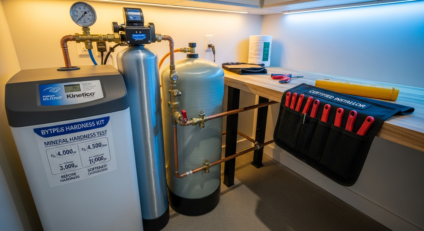 Water Softener Installation project in Vaughan — RenoHouse quality standard completed work