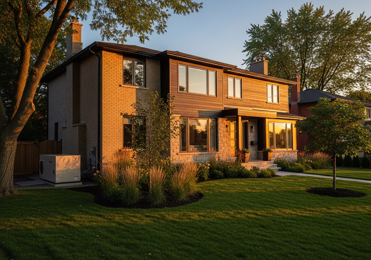 Completed Geothermal Heat Pump Installation in Toronto/GTA home
