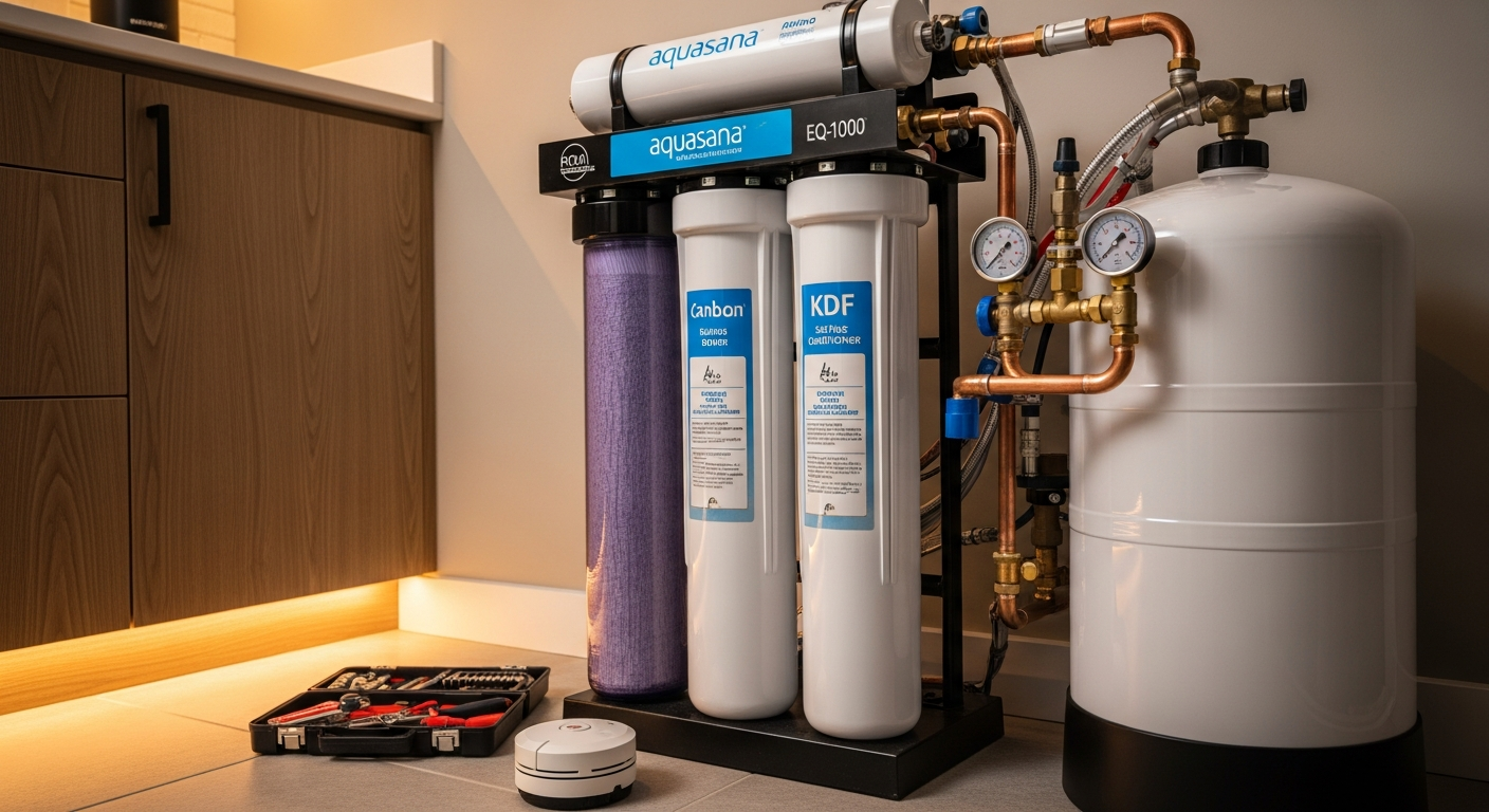 Professional whole-house water filtration project completed by RenoHouse in Caledon — quality workmanship guaranteed
