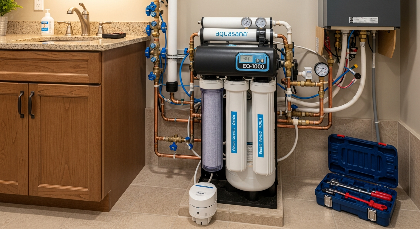 Whole-House Water Filtration project in King City — RenoHouse quality standard completed work