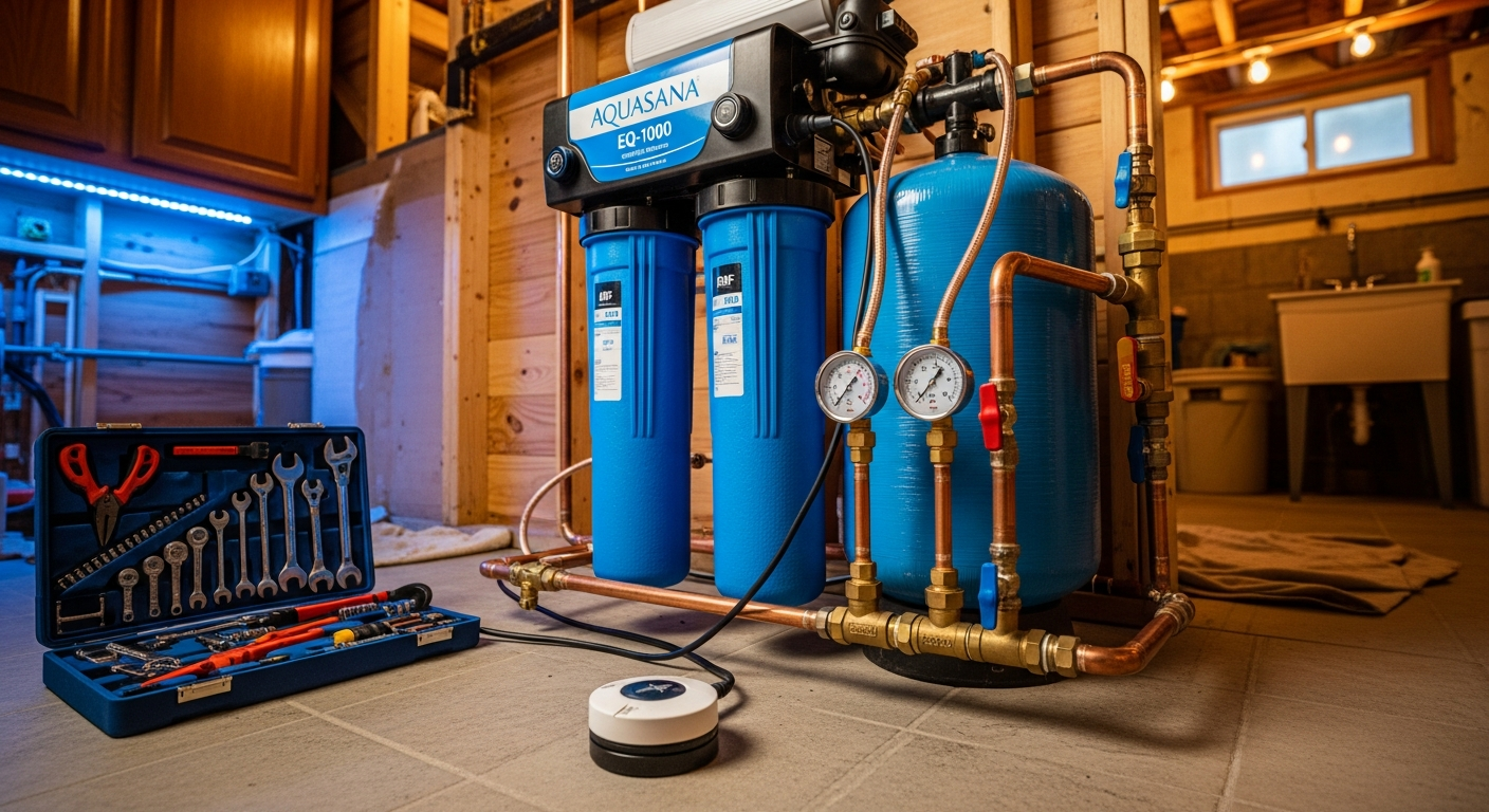 Professional whole-house water filtration project completed by RenoHouse in Newmarket — quality workmanship guaranteed