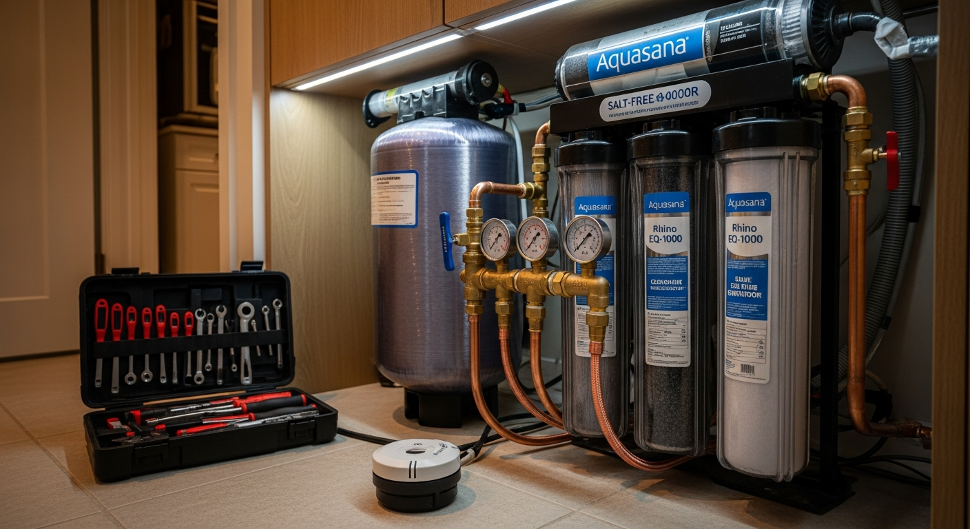 Whole-House Water Filtration project in North York — RenoHouse quality standard completed work