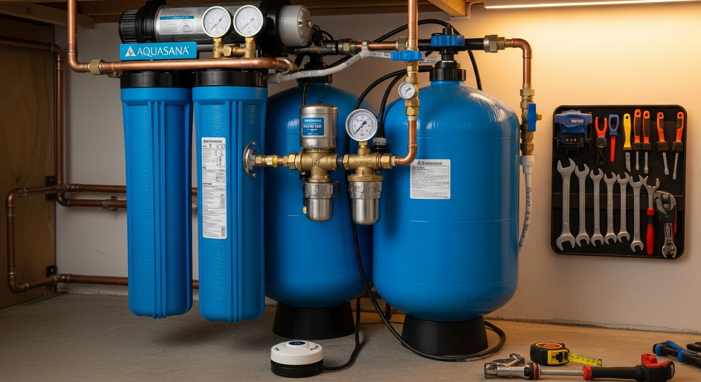 Scugog whole-house water filtration portfolio sample — finished by licensed RenoHouse crew