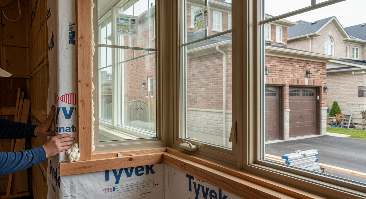 Professional window installation project completed by RenoHouse in Clarington — quality workmanship guaranteed
