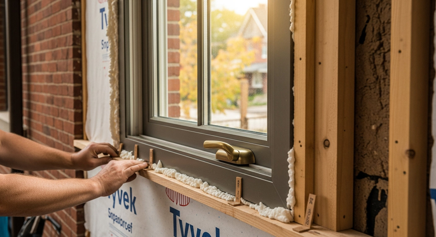 Recent Georgetown-area window installation project — professional finish detail