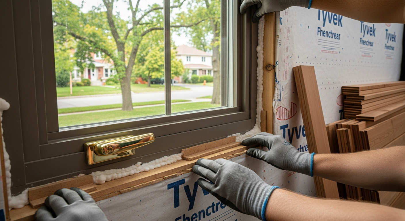 Mississauga window installation portfolio sample — finished by licensed RenoHouse crew