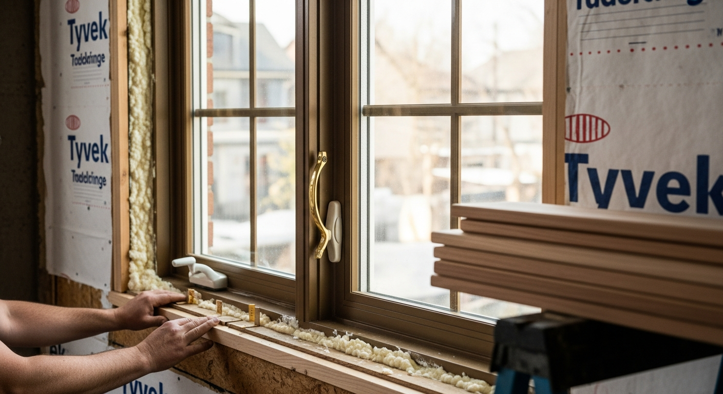 Recent Toronto-area window installation project — professional finish detail