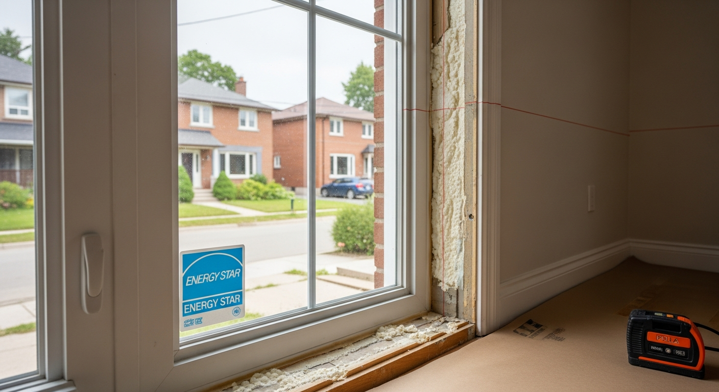Brampton window replacement portfolio sample — finished by licensed RenoHouse crew