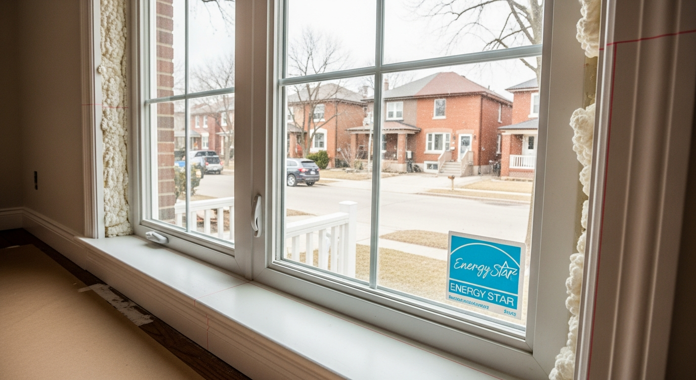 Recent Georgetown-area window replacement project — professional finish detail