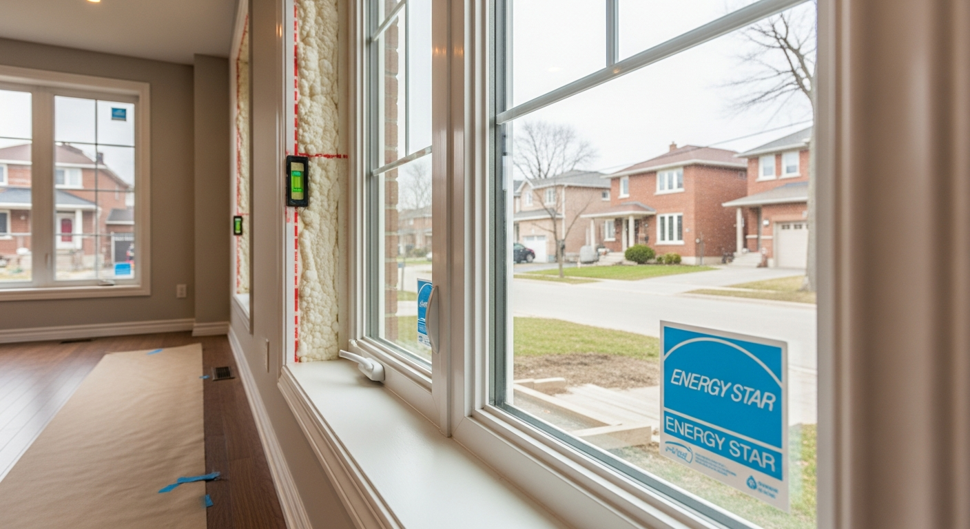 Window Replacement portfolio close-up from a Newmarket renovation by RenoHouse